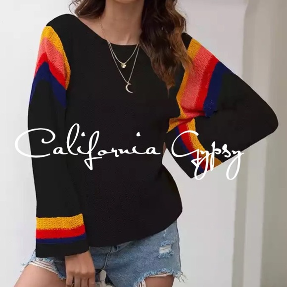 Rainbow Knit Sweater - Picture 9 of 10